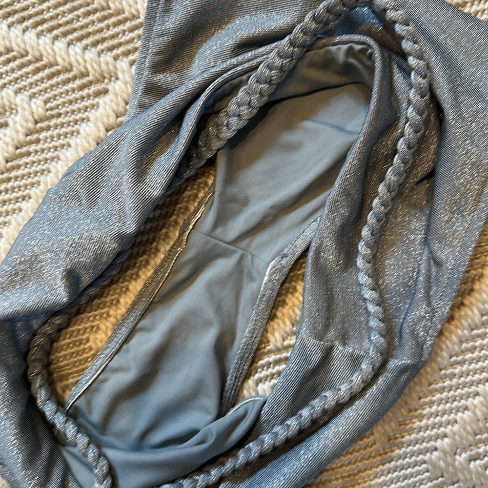 REVEL REY April Bikini Top + Margot Bikini Bottom -in Slate Iridescent *NWOT - Picture 3 of 6